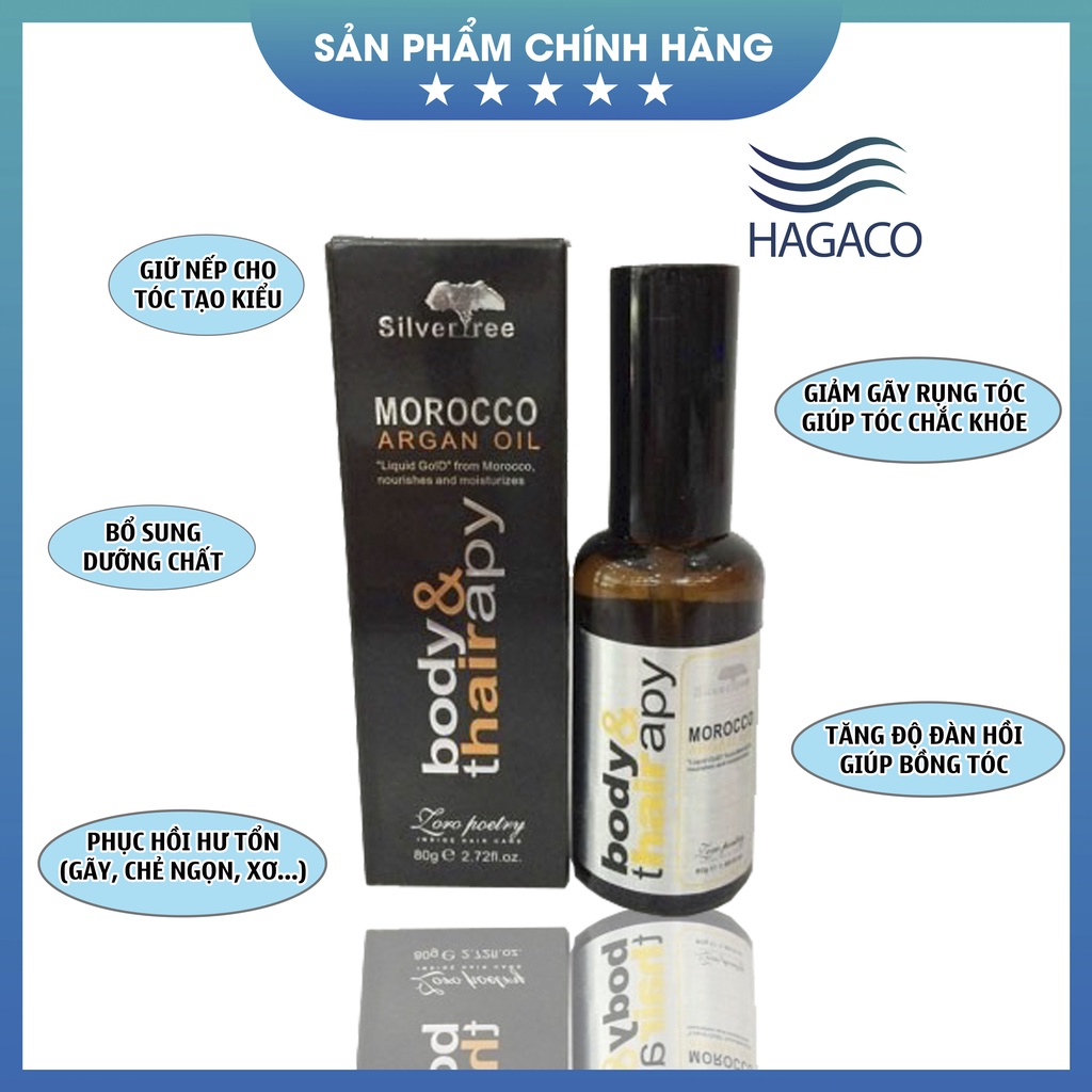 Tinh Dầu Dưỡng Tóc  MOROCCO ARGAN OIL - BODY THAIRAPY Phục Hồi Tóc Hư Tổn CT16