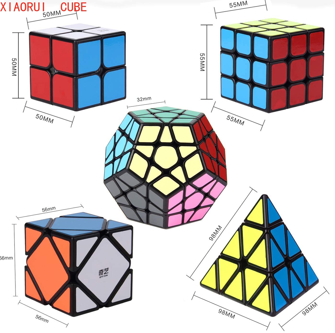 Bộ 5 khối rubik rèn luyện trí óc sáng tạo