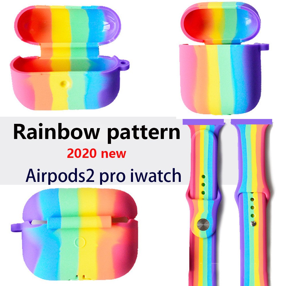 Bộ Hộp Đựng Tai Nghe Airpods 3 Iwatch Series 1 2 3 4 5 Cao Cấp