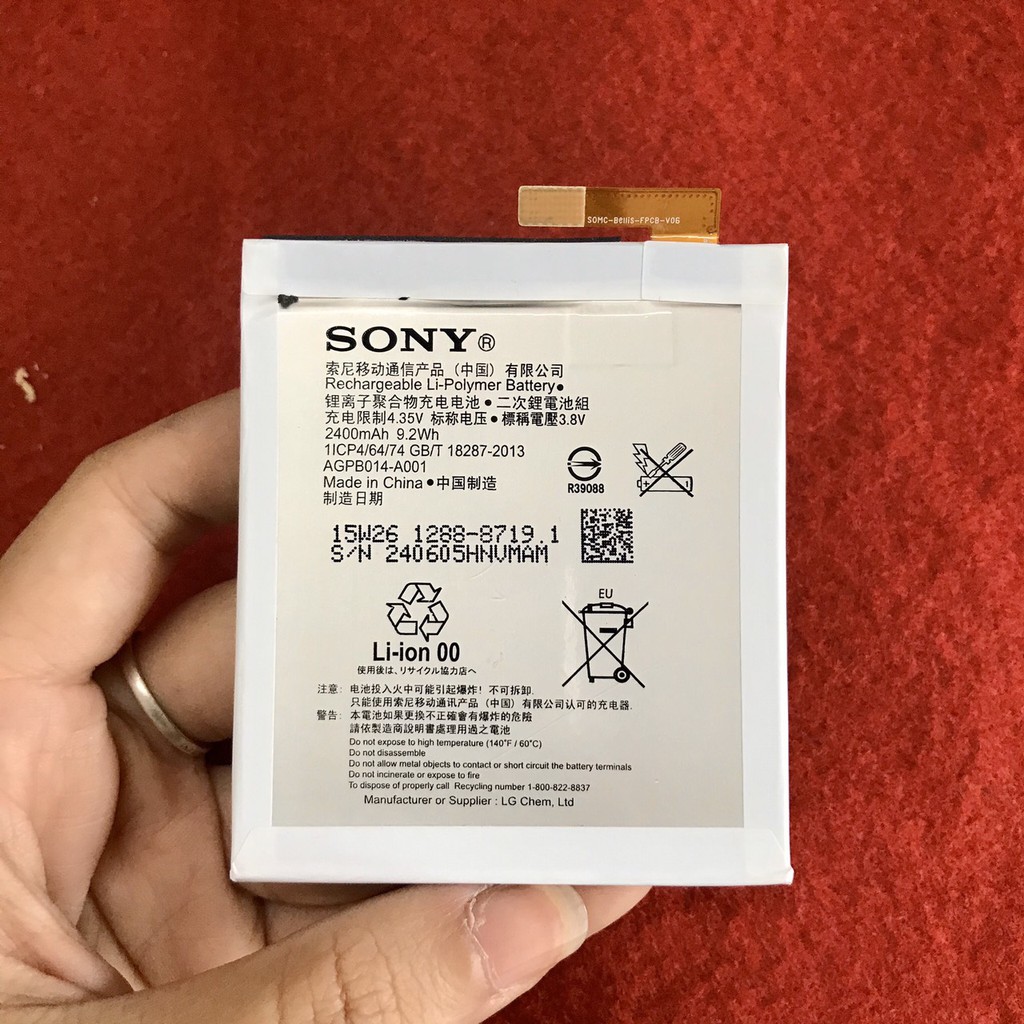 Pin Sony Xperia M4 / M4 Aqua/ E2303/ E2333/ E2353/ E2363/ E2312 zin BH 6 tháng