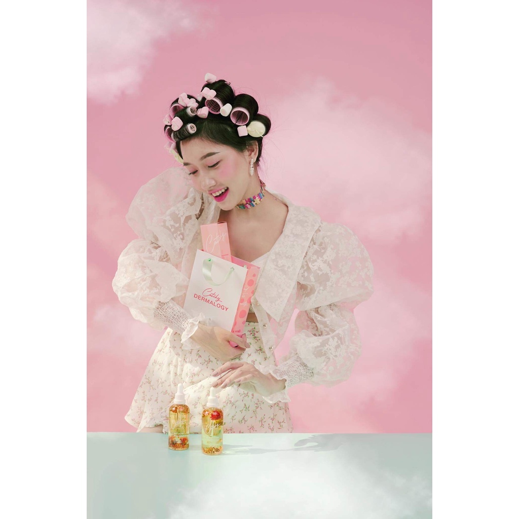 Lọ 10ml dầu dưỡng cơ thể làm sáng da, tẩy tế bào chết Catchy Dermalogy 4%BHA +2%AHA Oil Body Treatment