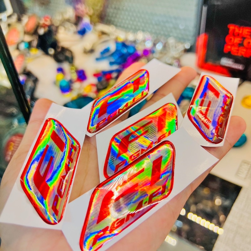 [ Giá 1 Tem ] Tem Logo Fi Crom Đỏ cực đẹp ✌