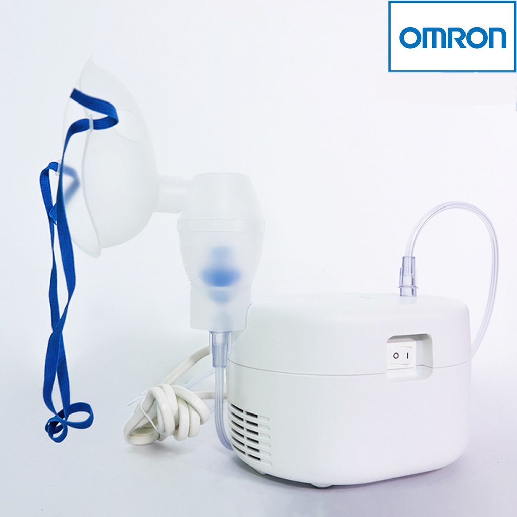 Máy Xông Khí Dung Omron Ne-C106 - Máy Khí Dung Bảo Vệ Sức Khỏe Đường Hô Hấp, Bảo Hành Chính Hãng 2 Năm