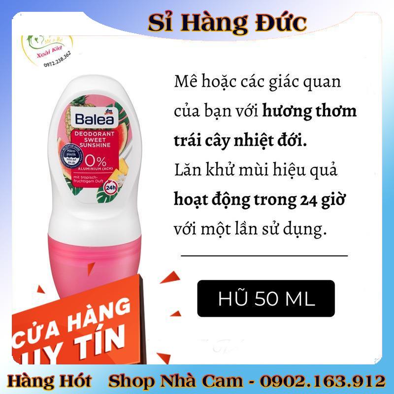 ĐỦ BILL] LĂN VÀ XỊT KHỬ MÙI BALEA, KHỬ MÙI, NGĂN MỒ HÔI LÊN ĐẾN 48H, 50ML -150ML, HÀNG NỘI ĐỊA ĐỨC [Hot