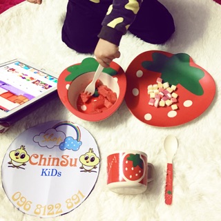 Bộ bát đĩa 5 chi tiết cho bé