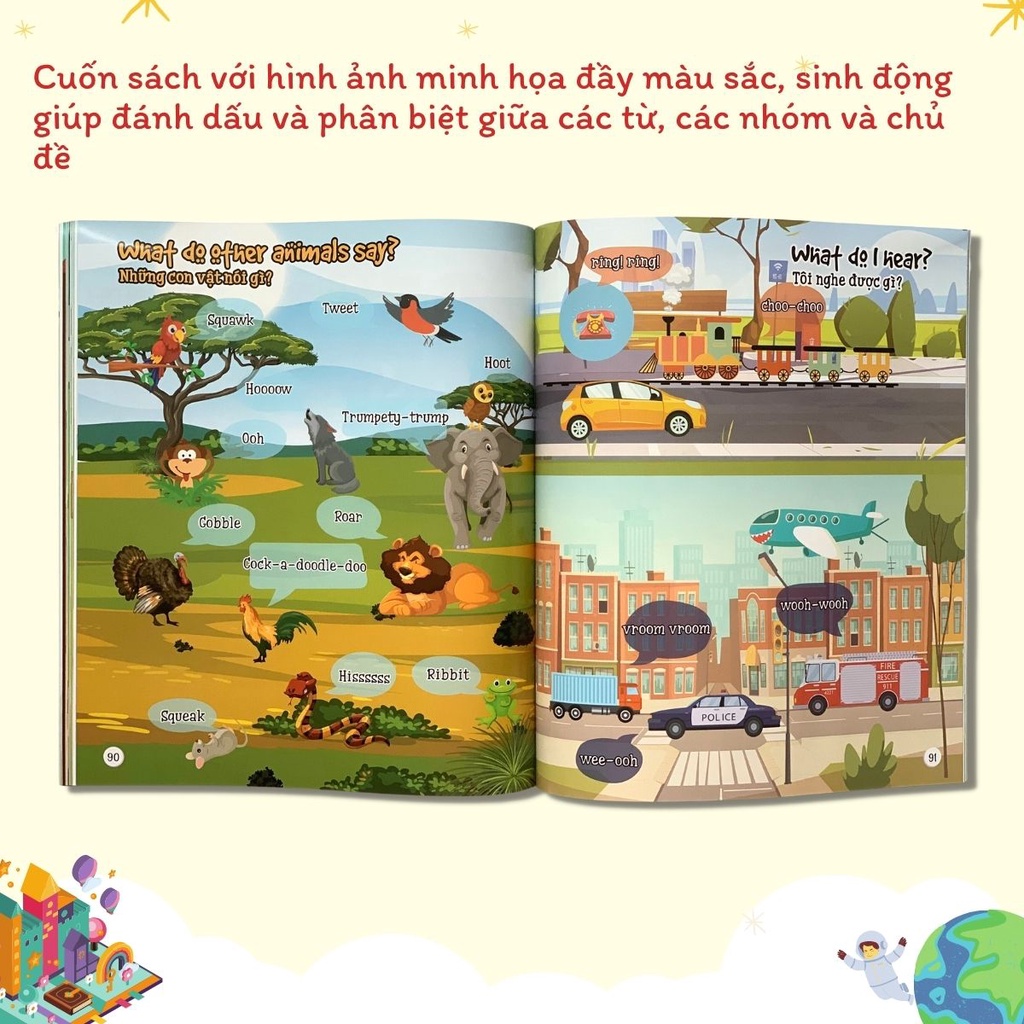 Sách - Bé chinh phục 2000 từ vựng Tiếng Anh - My first 2000 English works