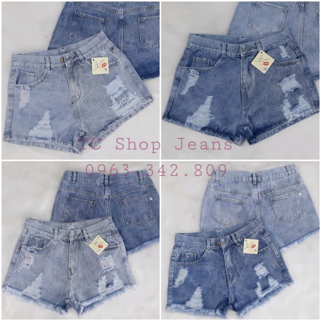 Quần Short Nữ Size Đại 4 Mẫu Size 30 đến 35