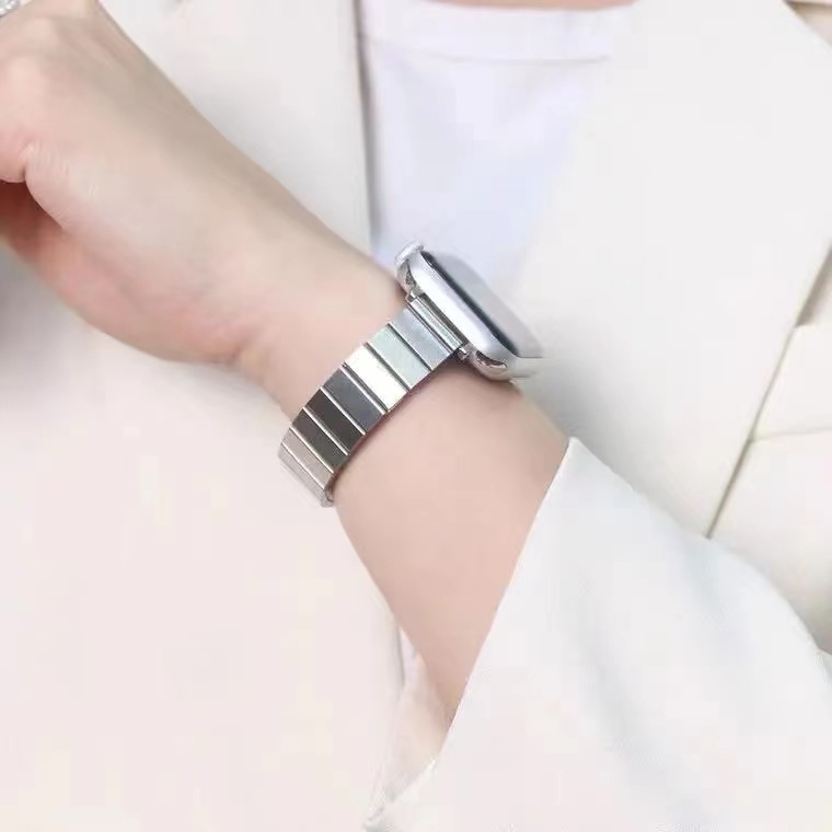 Dây đeo thay thế bằng kim loại mỏng 38mm/40mm/42mm/44mm thích hợp cho Apple watch 6/SE