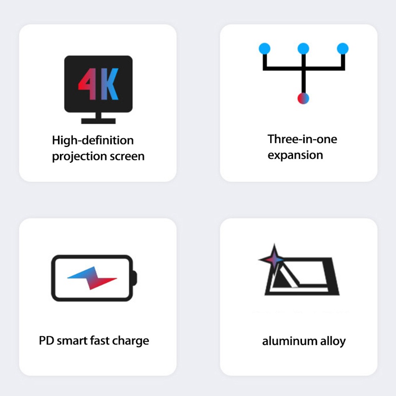 Bộ ChuyểN ĐổI HUB Type-C 4K Cho Switch 1080P
