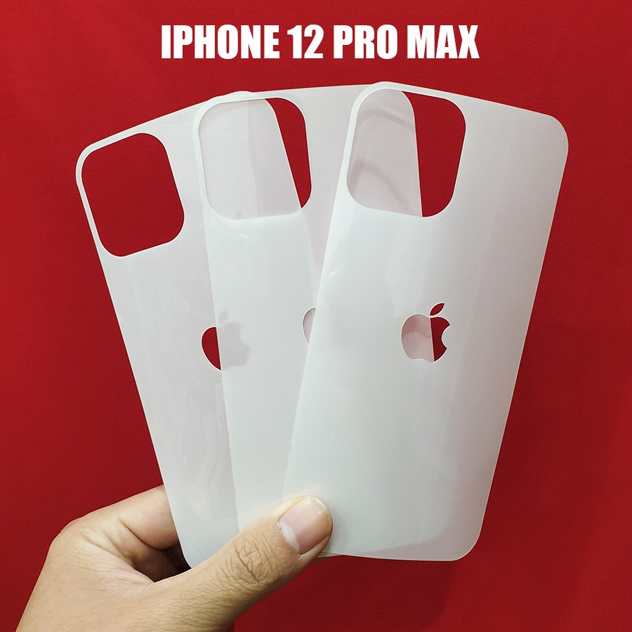 Dán lưng dán viền Iphone 12 Pro Max (PPF 3 lớp cao cấp)