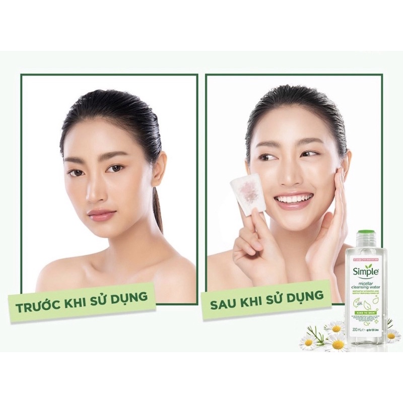 Nước Tẩy Trang Simple Kind To Skin Micellar Cleansing Water