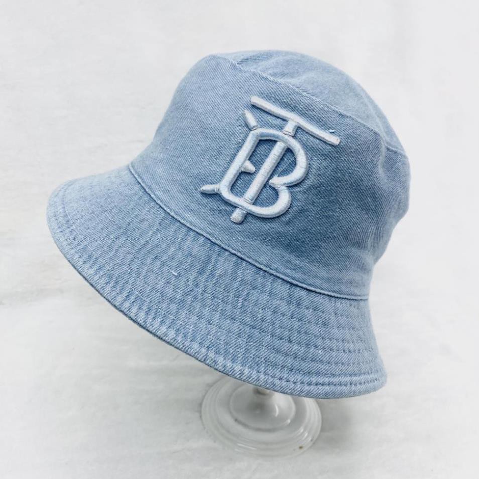 Mũ bucket bò rách, hai mặt, logo thêu, hàng cao cấp phom cực đẹp