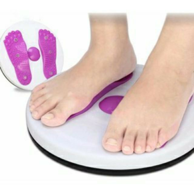 Bàn xoay eo, đĩa xoay eo hình bàn chân tập thể dục giảm mỡ tại nhà