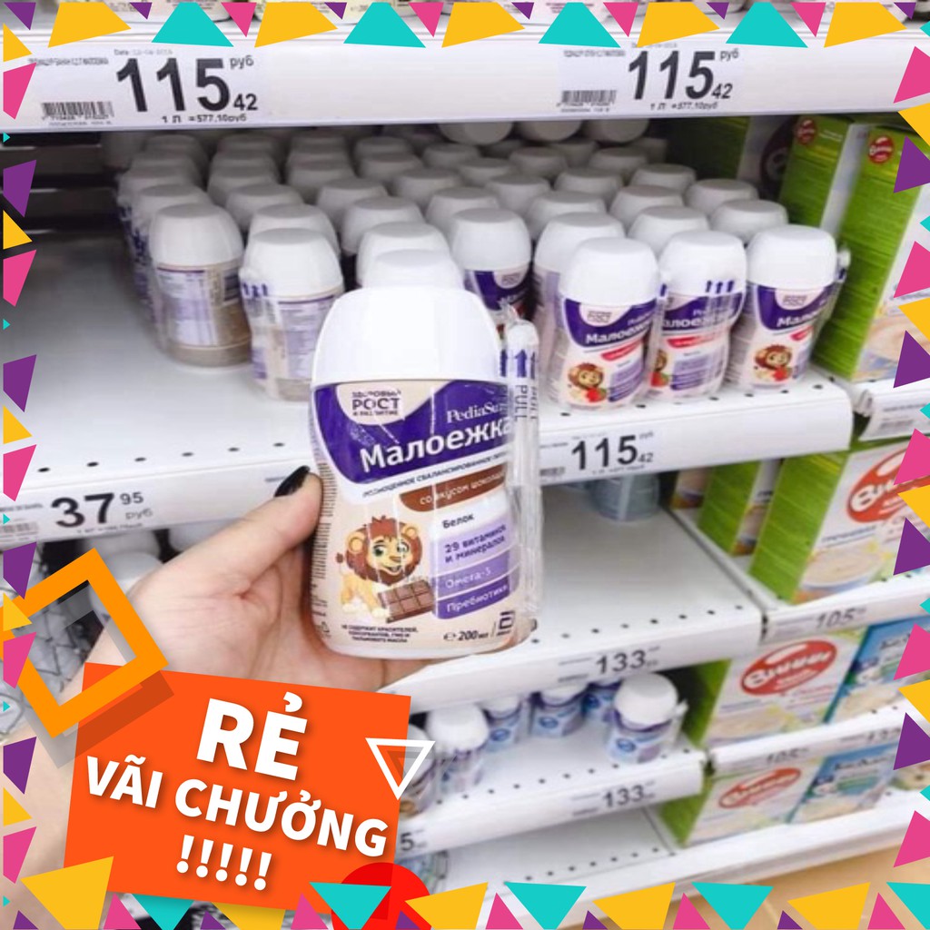 SHOPBONGBIT Sữa Pediasure dạng nước- Nga 200ml đủ vị[Date 3/2020] NEW