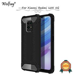 Ốp Điện Thoại Cứng Kiểu Giáp Chống Sốc Chất Lượng Cao Cho Xiaomi Redmi 10X 5G
