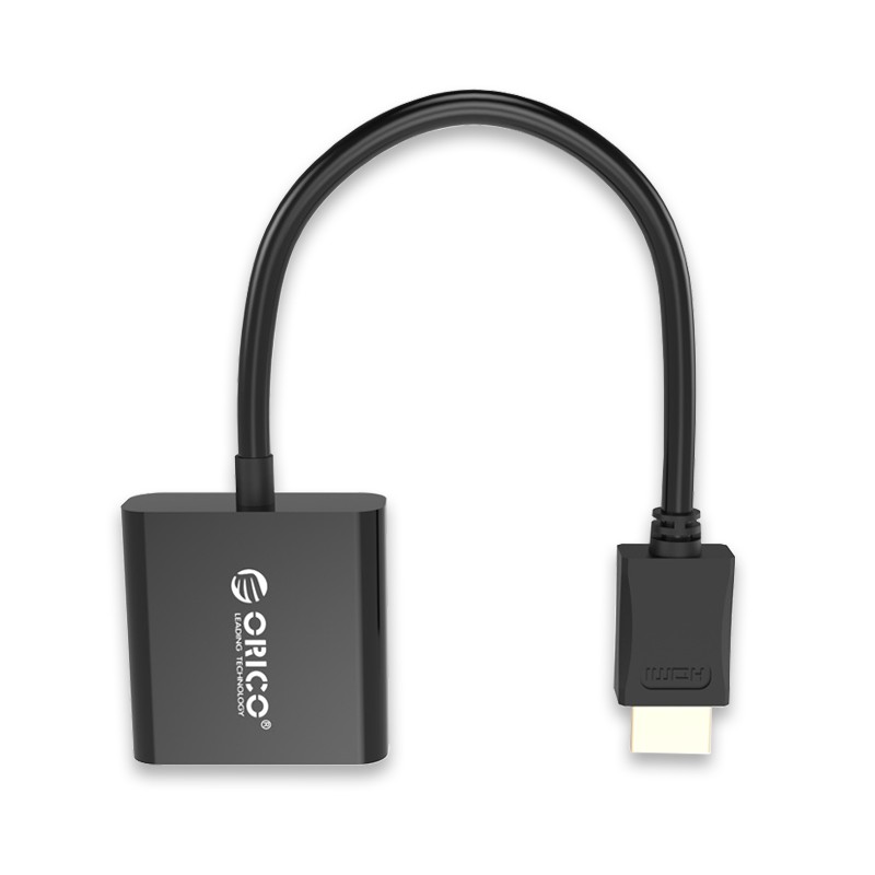 [Mã ELHACE giảm 4% đơn 300K] Đầu chuyển đổi HDMI sang VGA ORICO DHTV-C20-BK( ĐEN) -Nhà Phân Phối Chính Hãng