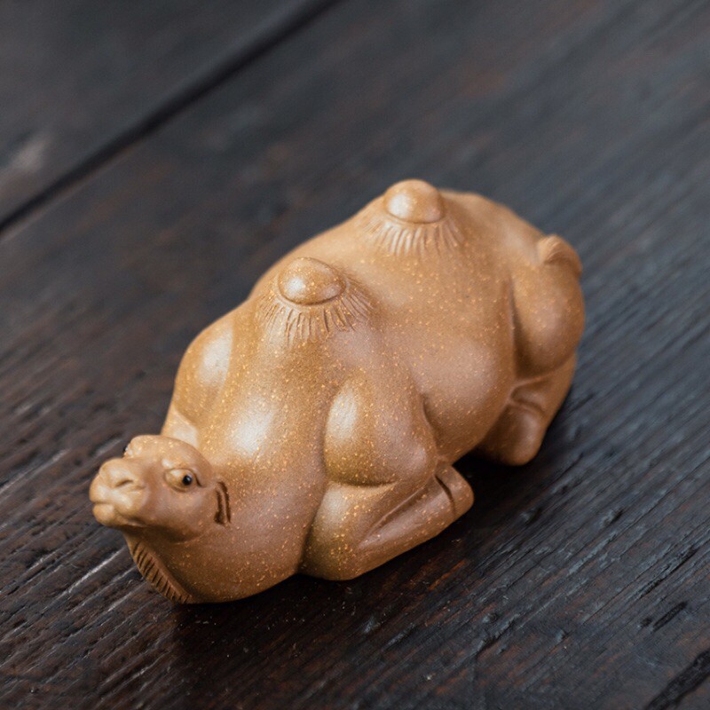 Tượng gốm để bàn trà :  Lạc Đà.