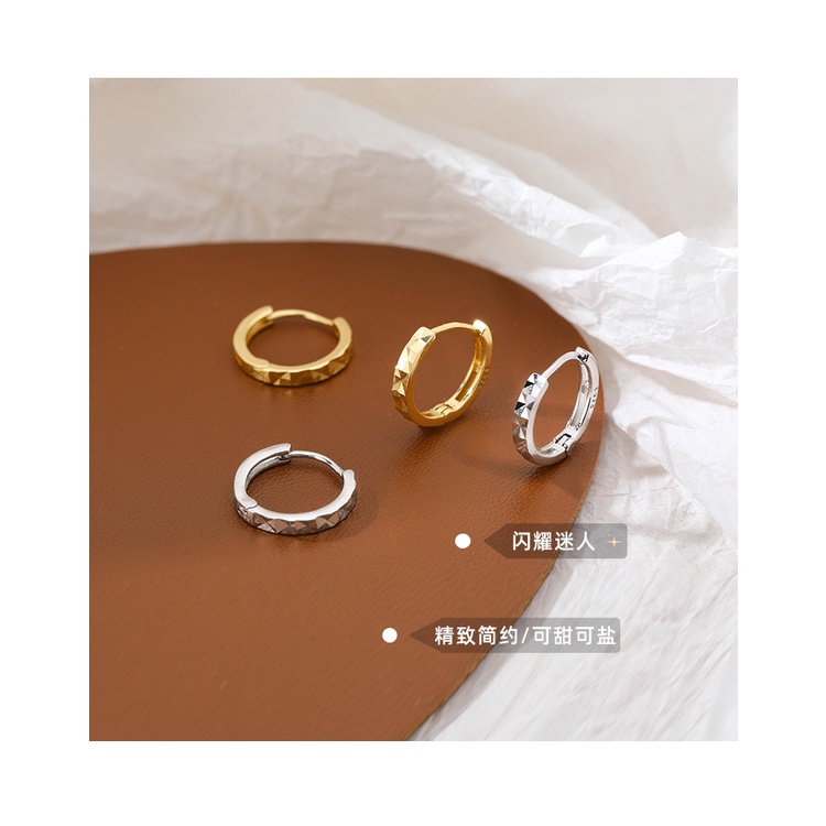 Khuyên Tai Tròn Bộ 14 Đôi Bông Tai Hình Tia Chớp Cá Tính Cho Nữ