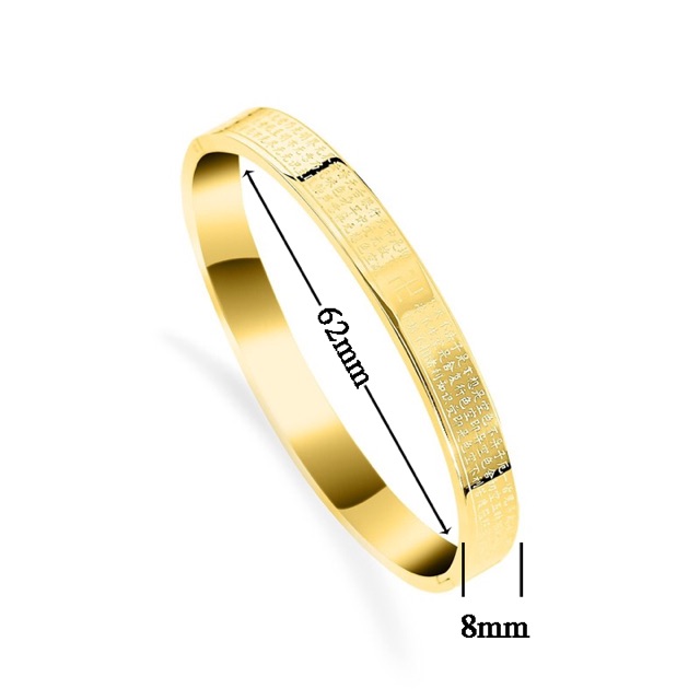 Vòng tay titan chú đại bi dạng oval