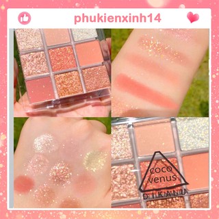  Phấn mắt nhũ 9 ô dikalu coco venus