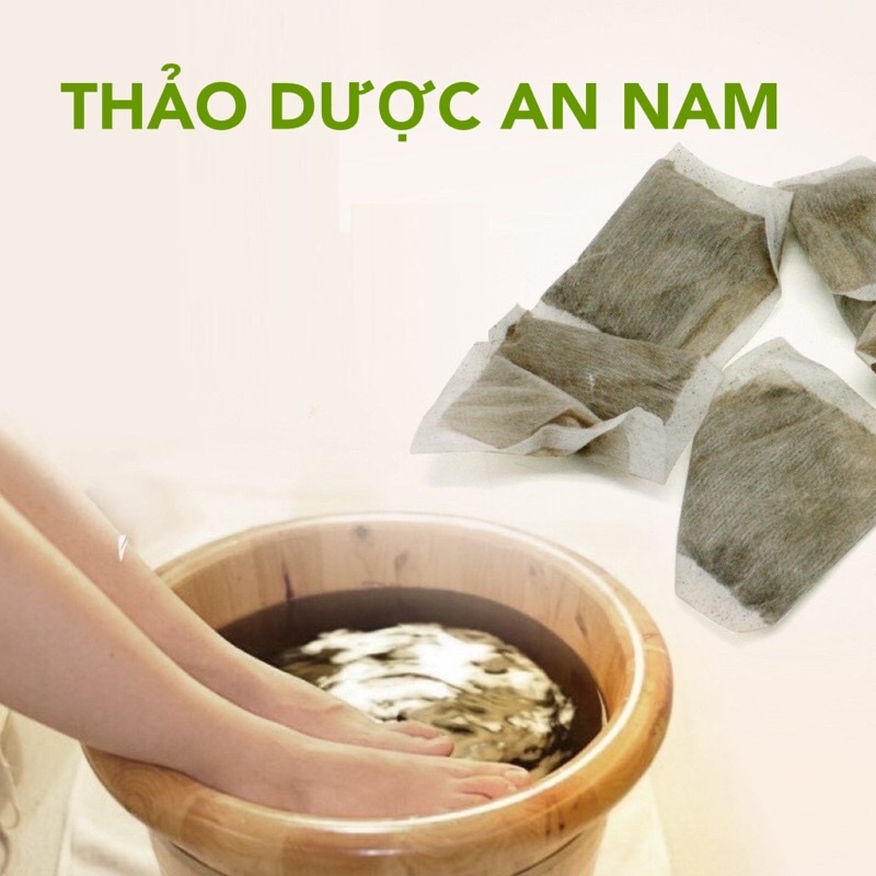20 gói  thảo Dược Ngâm Chân Túi Lọc Đông Y - Thải Độc Giảm Đau Nhức - Tê Chân - Giảm Hôi Chân Đủ Vị