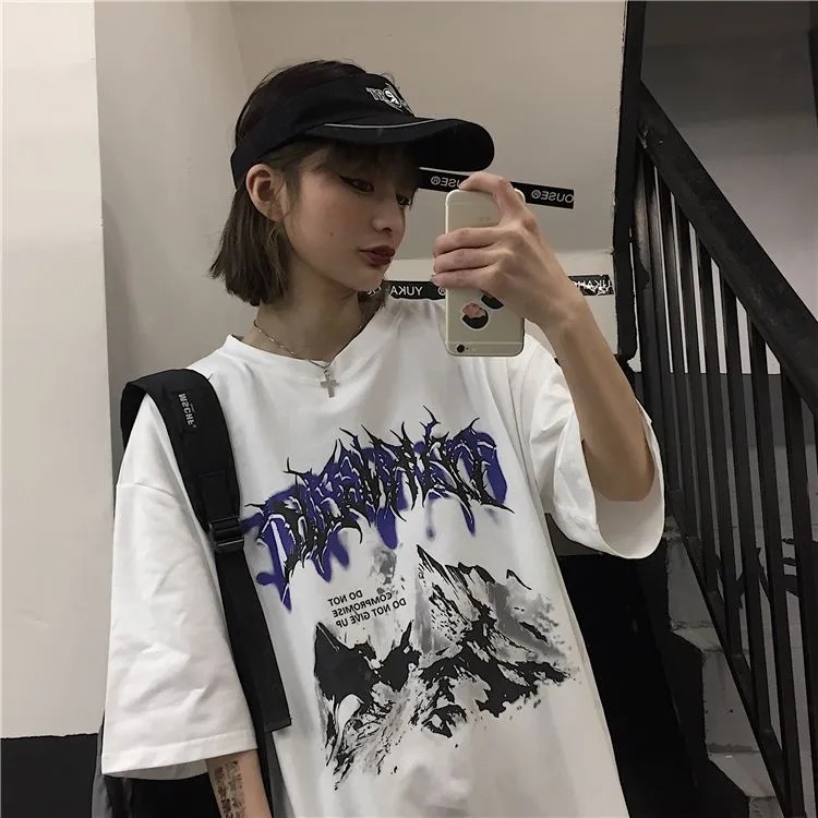 Áo thun tay lỡ form rộng nam nữ vải mịn, Áo phông unisex Tiger.86 AFR344