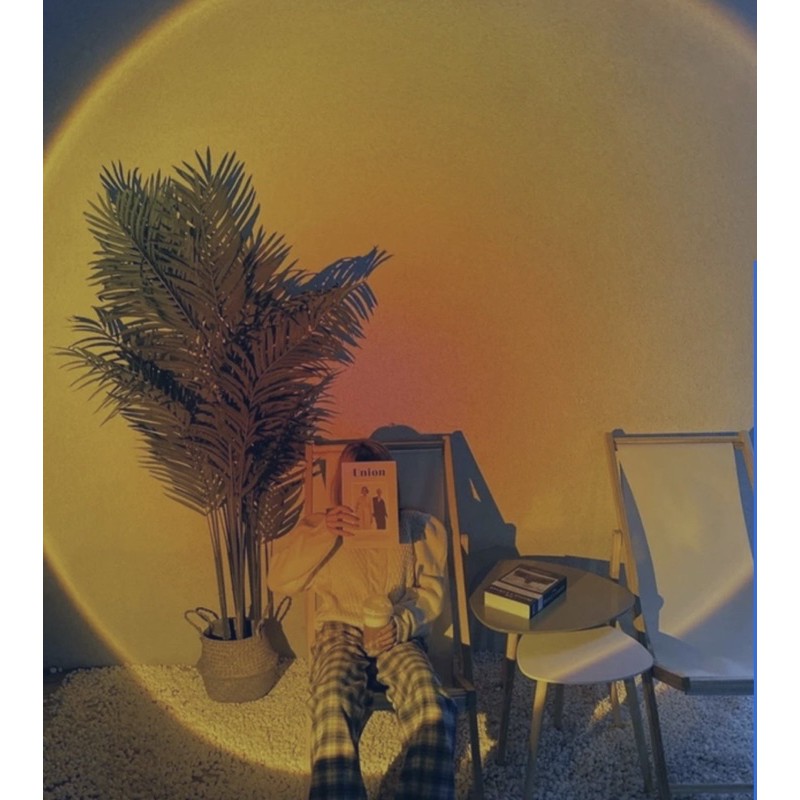 Đèn cầu vồng Rosé, đèn hoàng hôn thơ mộng cực chill - Décor nhà Sò