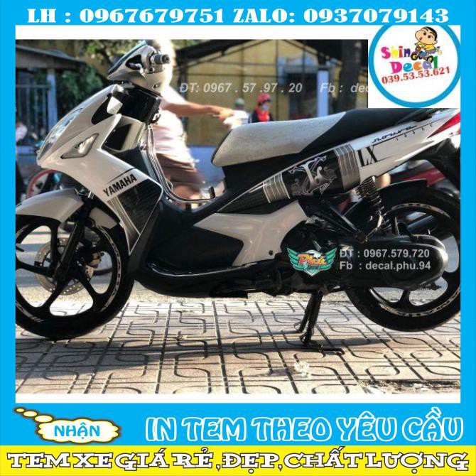 Tem Novo Lx Trắng đen