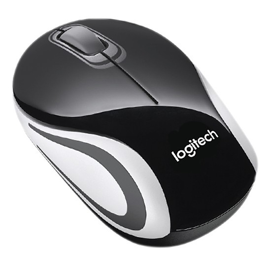 Chuột máy tính không dây Logitech M187 (ĐEN)