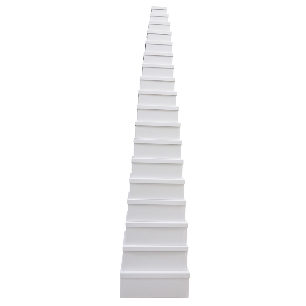 Hộp Quà Giấy Màu Trắng 18 Cái/Set Uncle Bills SW0179