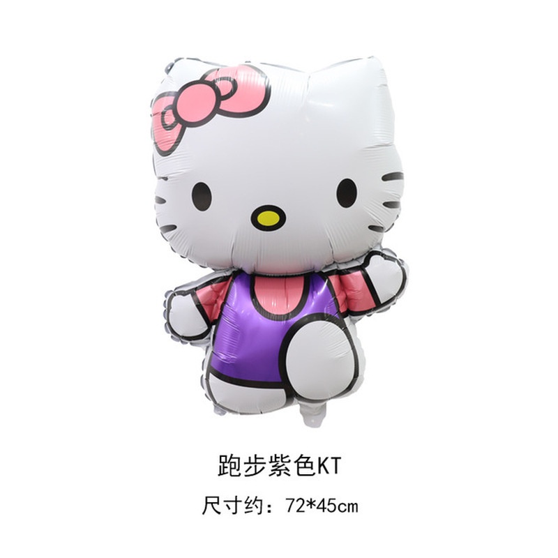 Bong Bóng Nhôm Hình Hello Kitty Trang Trí Tiệc