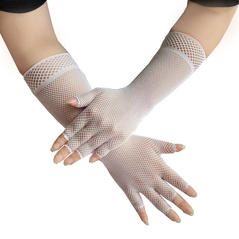 Găng Tay Lưới Hở Ngón Thời Trang Mùa Hè