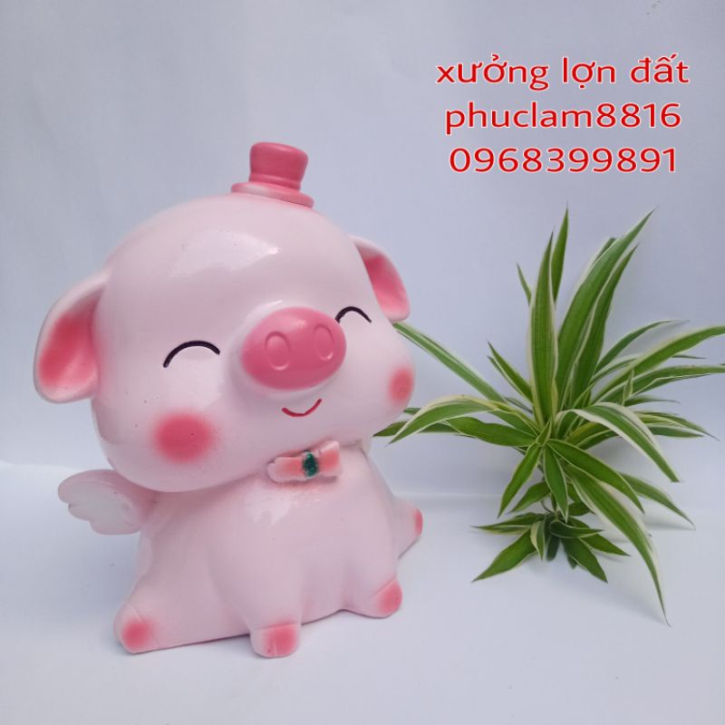 Heo đất Tài Lộc, Heo cánh thiên thần mang lại may mắn tài lộc cho gia chủ, lợn đất cute