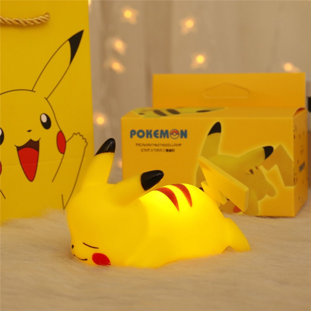 Đèn Ngủ Thiết Kế Hình Pikachu Dễ Thương Với 4 Mẫu Lựa Chọn