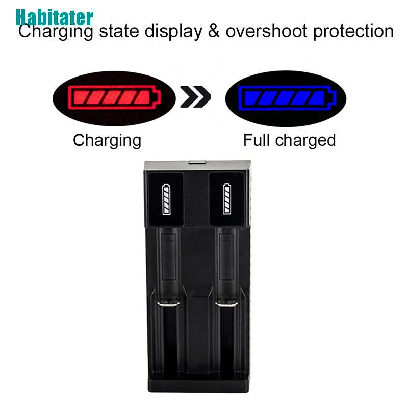 Bộ Sạc Pin Hai Cổng USB Chuyên Dụng Cho 3.7V 18650 26650 14500