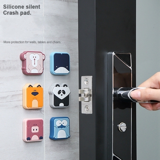 Miếng dán silicon chống va chạm cho tay nắm cửa tủ lạnh hình hoạt hình