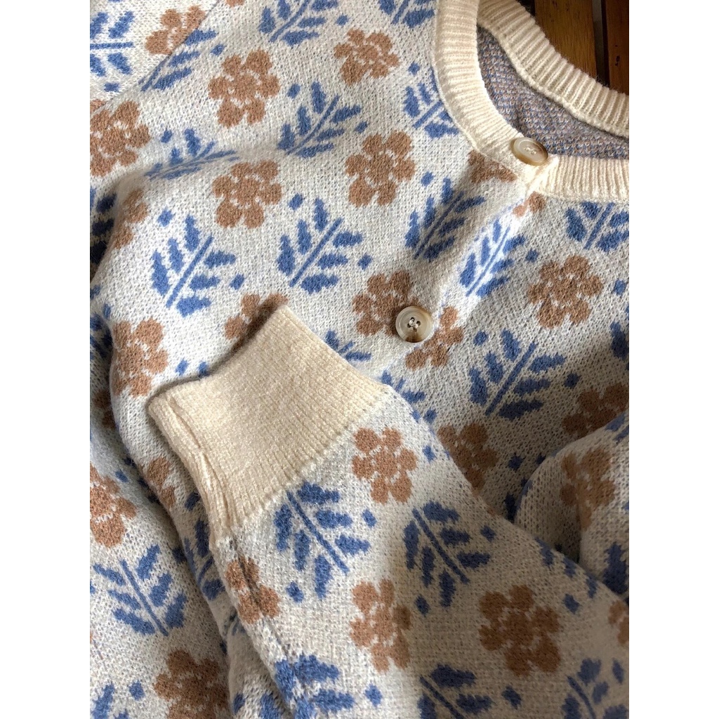 Áo khoác len Cardigan vintage
