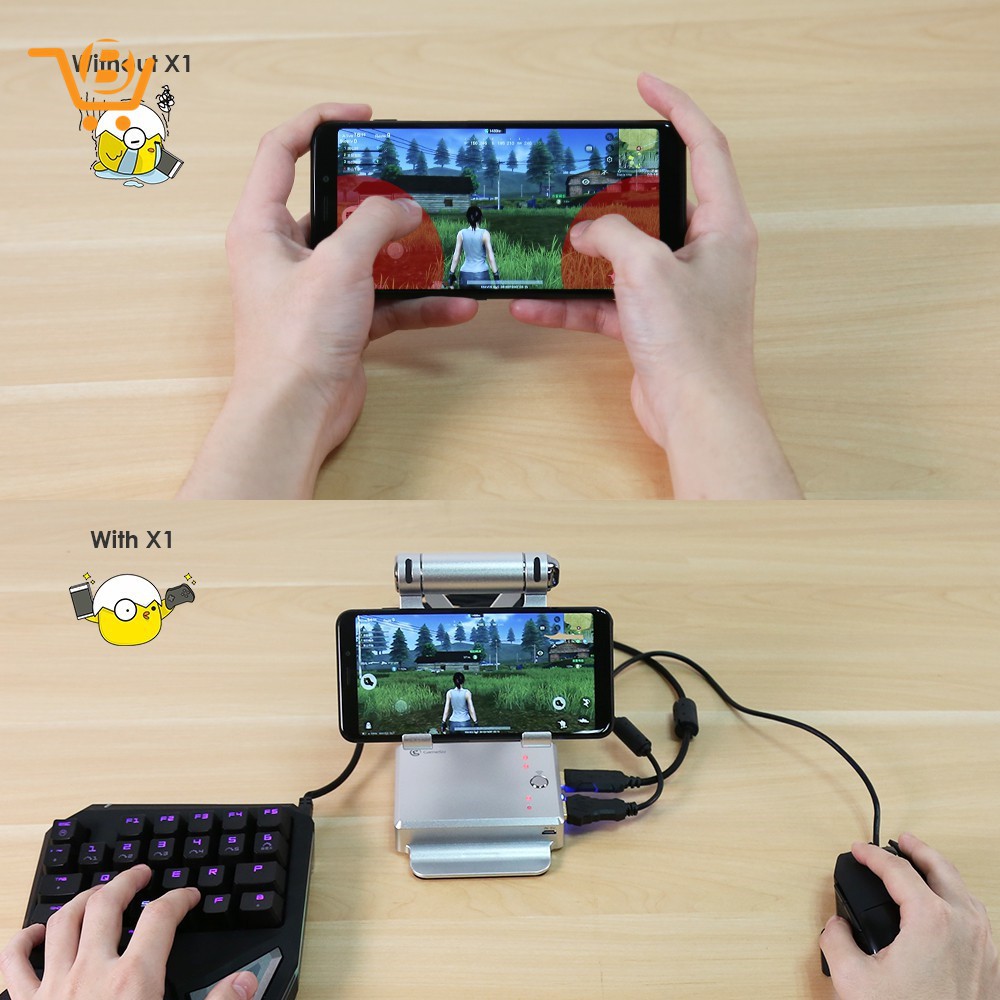 GameSir X1 Bluetooth BattleDock Converter Bàn phím và chuột thích hợp cho công chúng FPS