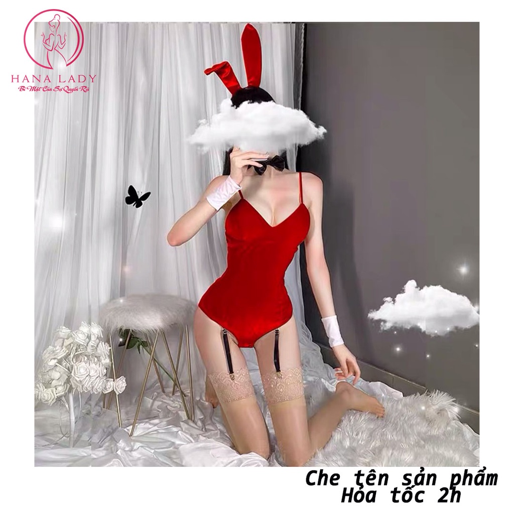 Cosplay Thỏ Nhung Sexy bodysuit C120
