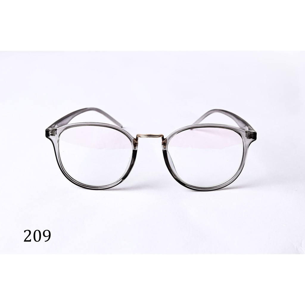 Gọng kính giả cận mắt tròn thời trang unisex Liedotti Eyewear 209