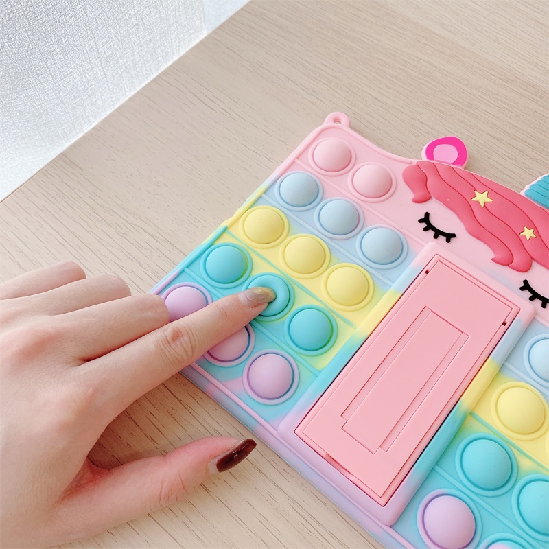 Ốp máy tính bảng silicon mềm họa tiết hoạt hình dễ thương cho Samsung Tab A7 Lite 8.7" 2021 SM-T220 SM-T225