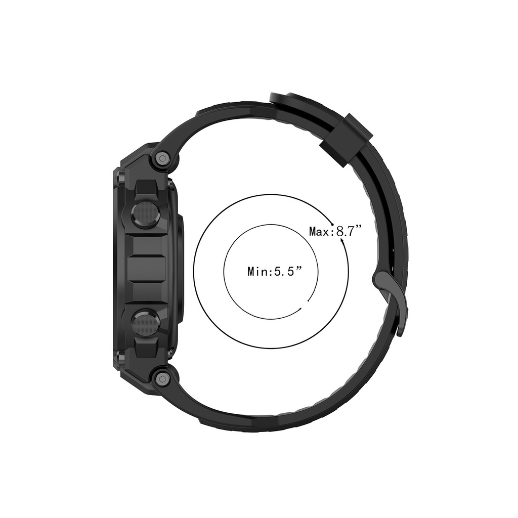 Dây Đeo Silicon Mềm Thay Thế Cho Đồng Hồ Thông Minh Xiaomi Amazfit T-rex