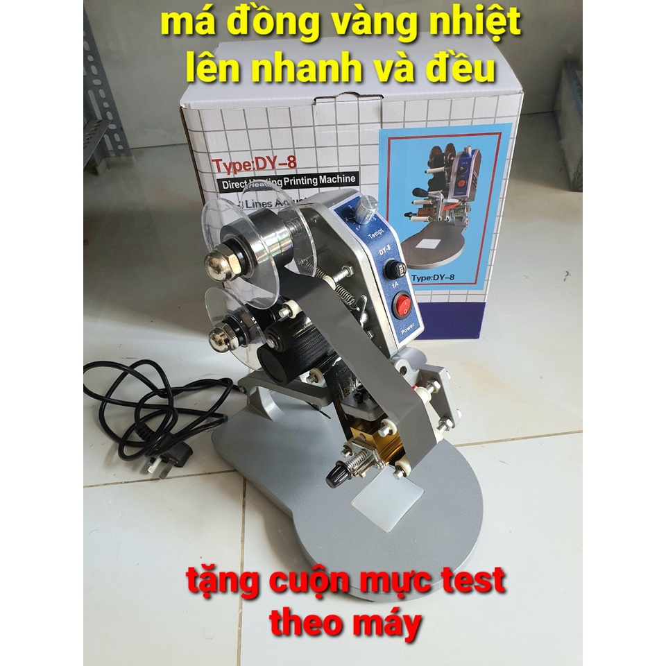 MÁY INDATE DẬP TAY DY8- MÁY IN HSD-NSX- MÁY ĐÓNG DATE BAO BÌ