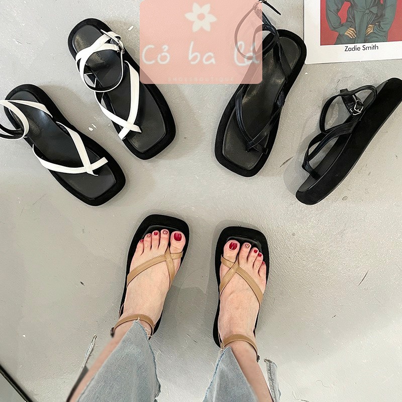 SANDAL NỮ COBALA SHOES - GIÀY SANDAL NỮ HỌC SINH - SANDAL BÁNH MÌ THỜI TRANG - S22030900 S21070900
