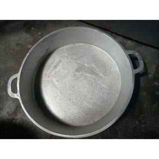 chảo gang 41cm đế bằng