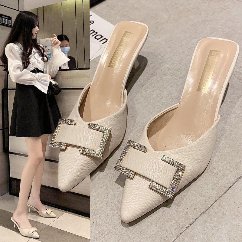 Guốc cao gót nữ 5p thời trang siêu xinh mã t35