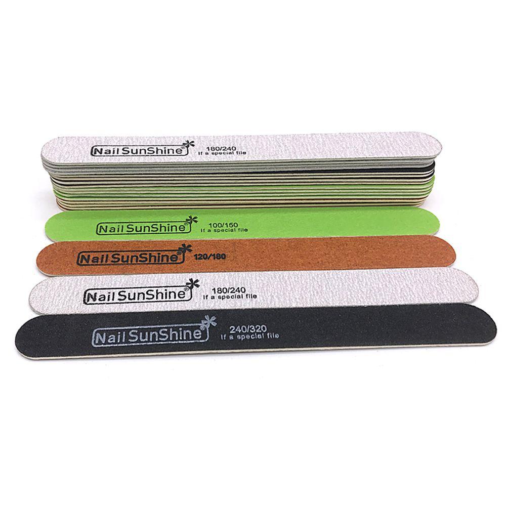 OKDEALS Hot Sanding Buffer Professional Nail Care Wooden Nail Files Pedicure Portable Manicure Beauty Tools Double Sided