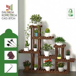 Kệ để chậu hoa cây cảnh nhiêu tầng trang trí nhà cửa sang trọng