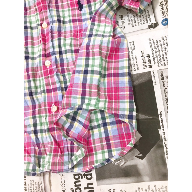 Áo sơmi si cho bé trai.