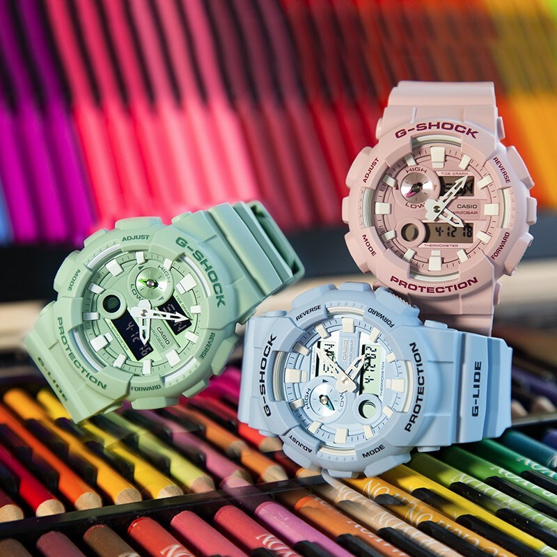 EZ1v  G-Shock baby GAX-100 digital sport sports women ladies watch GAX-100CSA-4A female wristwatch women2022